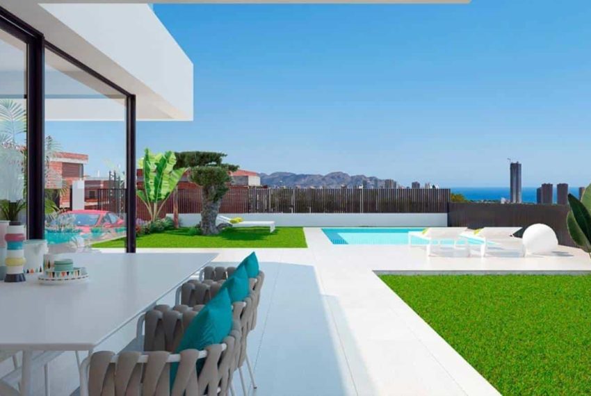 Maison en Espagne avec piscine et vue sur la mer