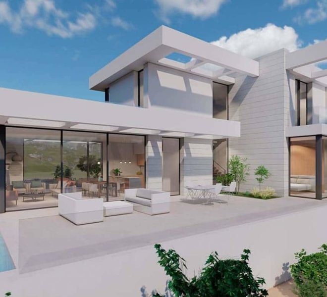 Villa sur deux niveaux insérée au sein du golf Las Colinas en Espagne
