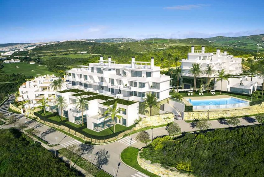 Programme neuf de d'appartements à Casares en Espagne, dans le Golf Club Finca Cortesin